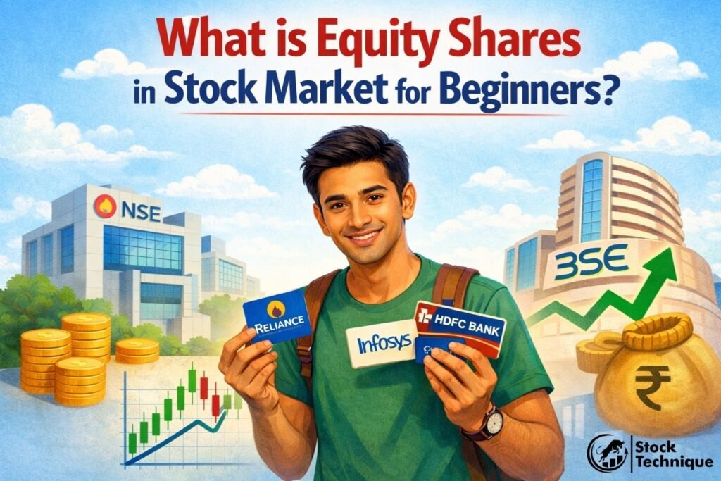 what is equity shares in stock market for beginners