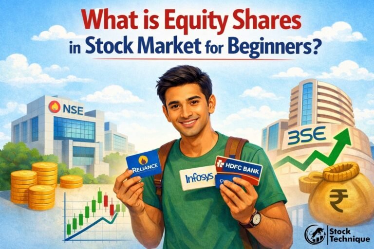 what is equity shares in stock market for beginners